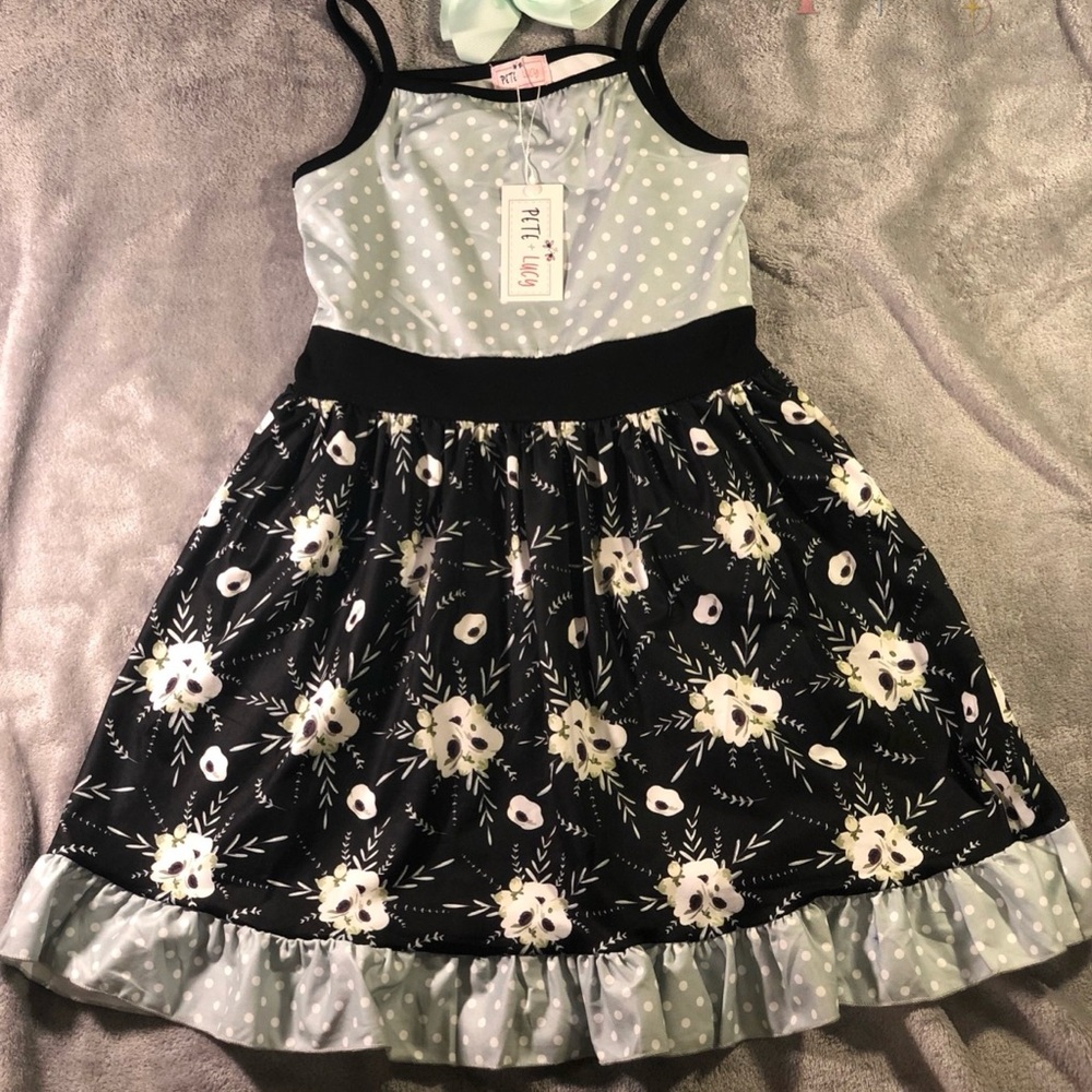 Strap Ruffle Girl’s Dress